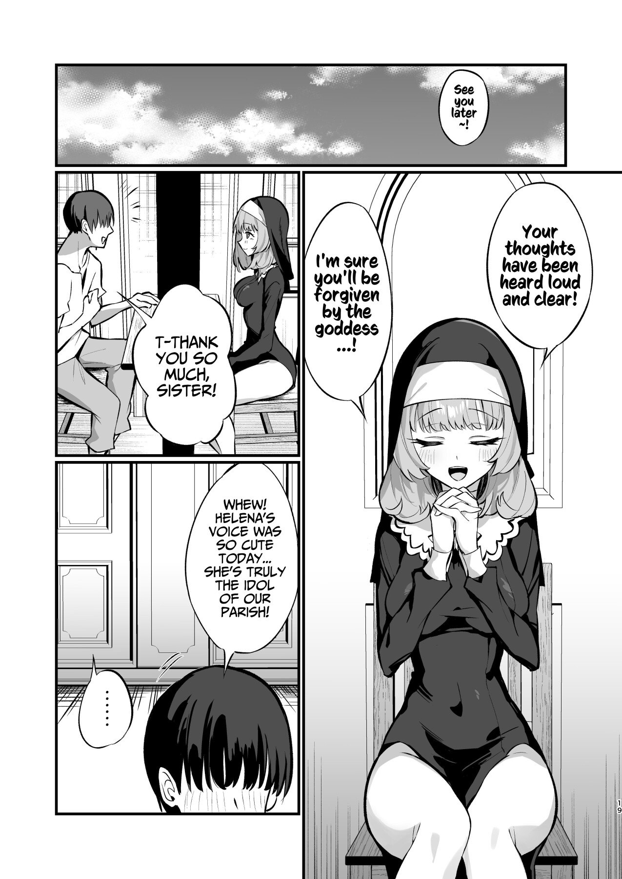Hentai Manga Comic-A Sister's Absolute Defeat: Until an Innocent Nun Enters Heat and Indulges in Passionate Mating Sex-Read-18